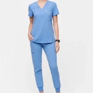Figs Ceil Blue Scrub XXSP Set